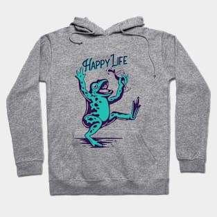 A frog who enjoys life Hoodie